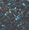 50g 5x4x2mm Metallic Green AB Tile Beads